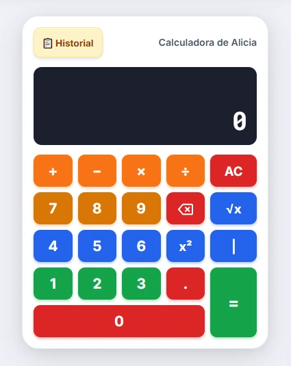 Calculadora de alicia